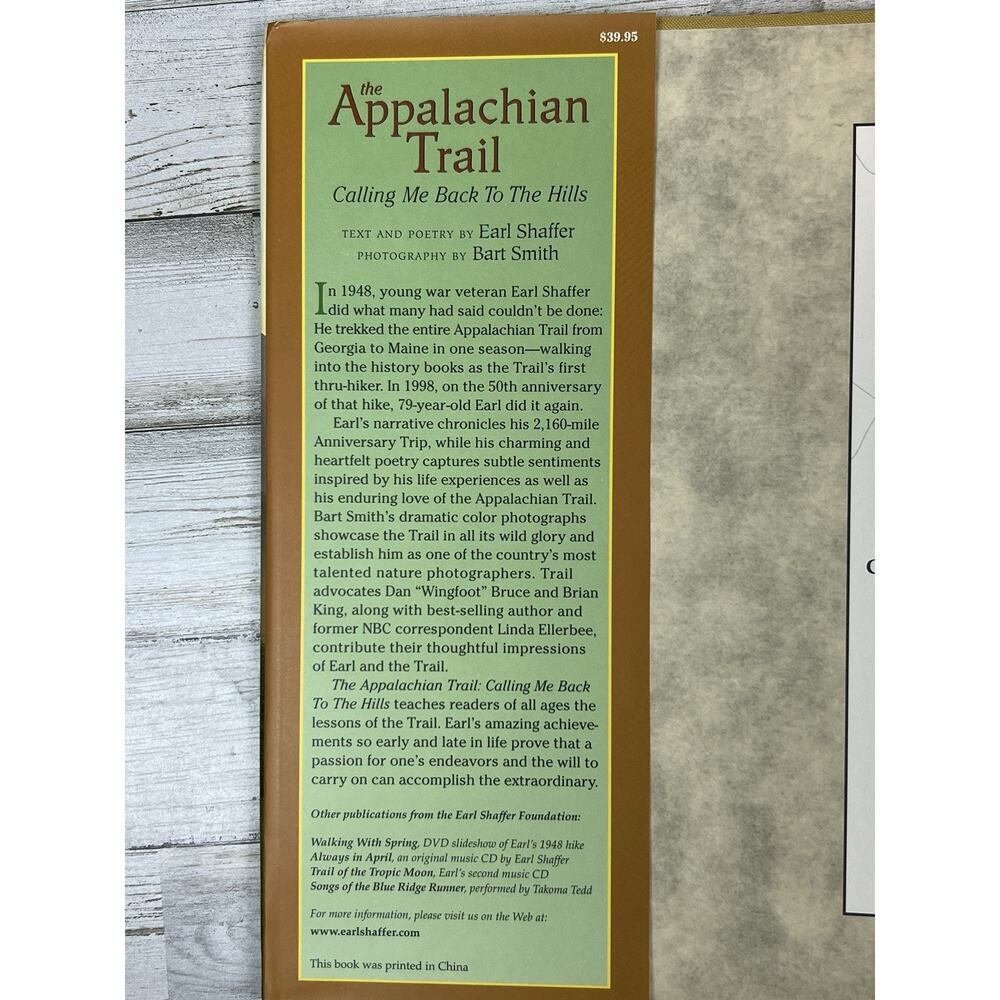 The Appalachian Trail : Calling Me Back to the Hills Hardcover - Picture 5 of 7